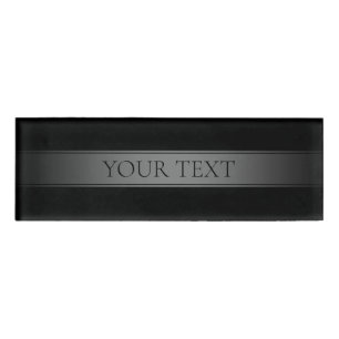 Einfache, elegante Farbe des Farbstreifens Namenschild