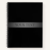 Einfache, elegante Farbe des Farbstreifens Notizblock (Vorderseite)