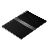 Einfache, elegante Farbe des Farbstreifens Notizblock (Linke Seite)