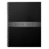 Einfache, elegante Farbe des Farbstreifens Notizblock (Vorderseite)