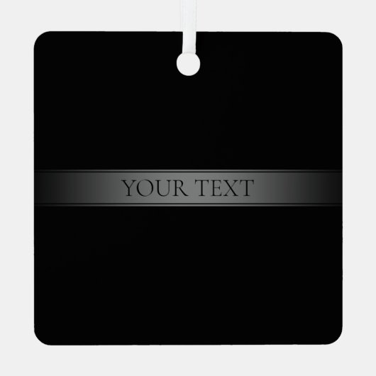 Einfache, elegante Farbe des Farbstreifens Ornament Aus Metall (Rückseite)