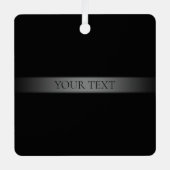 Einfache, elegante Farbe des Farbstreifens Ornament Aus Metall (Vorderseite)