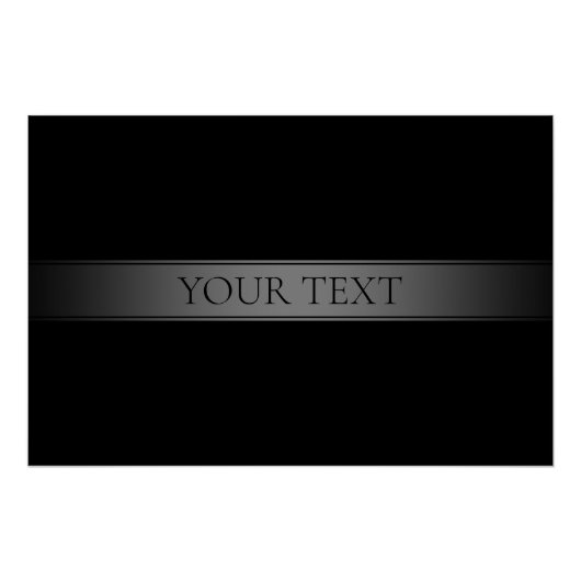 Einfache, elegante Farbe des Farbstreifens Poster (Vorderseite)