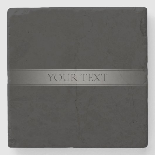 Einfache, elegante Farbe des Farbstreifens Steinuntersetzer (Vorderseite)