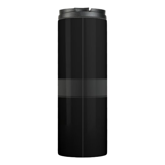 Einfache, elegante Farbe des Farbstreifens Thermosbecher (Rückseite)