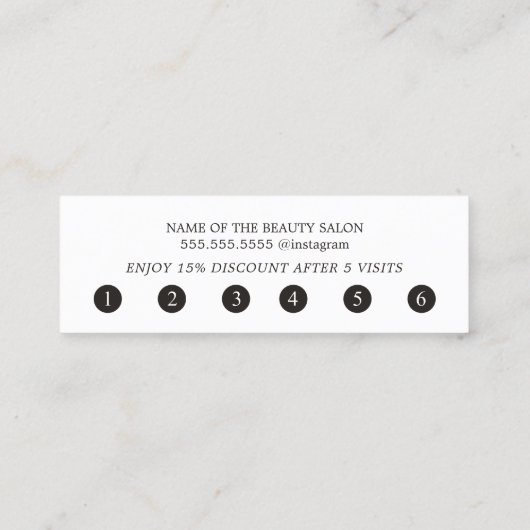 Einfache elegante, farbenfrohe Weiße Texturpastel Treuekarte (Rückseite)