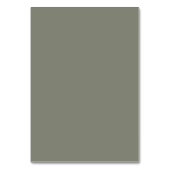 Einfache elegante Flora-Ecken Hochzeit Tischnummer (Rückseite)