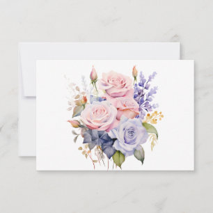 Einfache elegante Flora-Flora-Anlage Mitteilungskarte