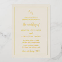 Einfache elegante formelle Hochzeit mit Elfenbein-