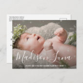 Einfache Elegante Foto Feiertage Ankündigung zur G (Vorne/Hinten)