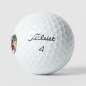 Einfache elegante Foto-Golfbälle Golfball (Logo)