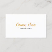 Einfache elegante Foto-Schenkungssteuer Visitenkarte (Rückseite)