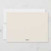 Einfache Elegante Foto Weihnachtskarte Feiertagskarte (Rückseite)