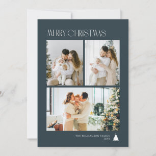 Einfache elegante Fotocollage Weihnachten