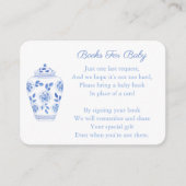 Einfache elegante Ginger Jar Baby Dusche für ein B Begleitkarte (Vorderseite)