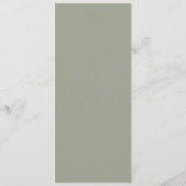 EINFACHE ELEGANTE GOLD GRAY TYPOGRAPHY-Menükarte Menükarte (Rückseite)