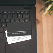 Einfache Elegante Gray Imitate Silver Line Consult