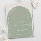 Einfache Elegante Grüne Hochzeit Sichern Sie das D