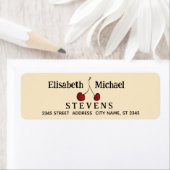 Einfache, elegante Hand gezeichnet whimsy roter Ki (Insitu)