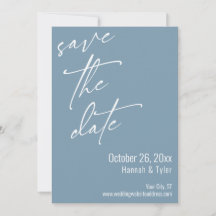 Einfache elegante Handschrift Schriftart Dusty Blu