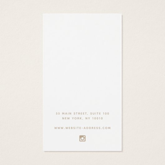 Einfache, elegante, hellblaue Ohrring-Display-Kart (Rückseite)