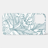 Einfache Elegante Hibiskus Blätter | Case-Mate iPhone Hülle (Rückseite (Horizontal))