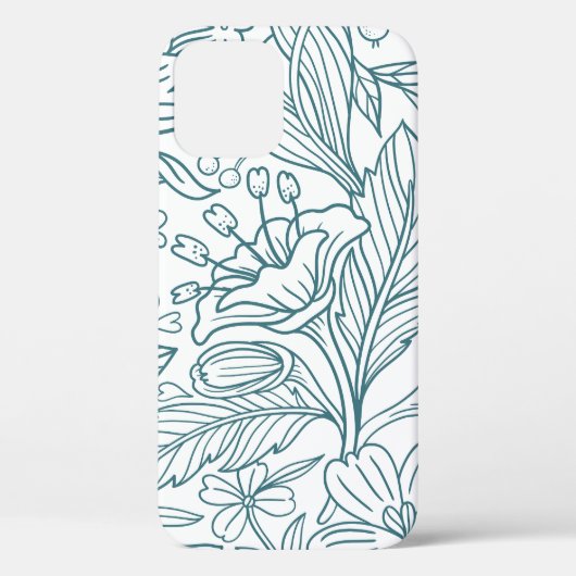 Einfache Elegante Hibiskus Blätter | Case-Mate iPhone Hülle (Rückseite)