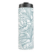 Einfache Elegante Hibiskus Blätter | Thermosbecher (Vorderseite)