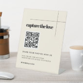 Einfache, elegante Hochzeit Capture the Liebe Sockelschild (In SItu)