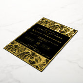 Einfache Elegante Hochzeit Folieneinladung (Gedreht)