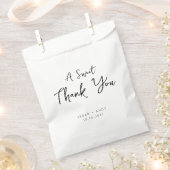 Einfache, elegante Hochzeit Geschenktütchen (Ausgeschnitten)