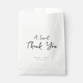 Einfache, elegante Hochzeit Geschenktütchen