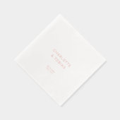 Einfache Elegante Hochzeit Servietten Mit Folie (Rechts)