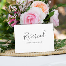 Einfache Elegante Hochzeit vorbehalten