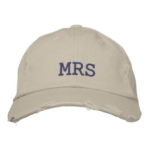 Einfache elegante Hochzeitsfeier Bestickte Baseballkappe