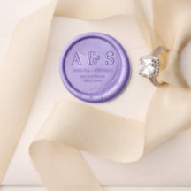 Einfache, elegante Hochzeitstil-Monogram-Minimalis