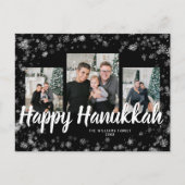 Einfache Elegante Holiday Postkarte (Vorderseite)