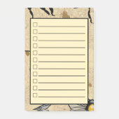 Einfache, elegante Honigbiene Post-it Klebezettel (Vorderseite)