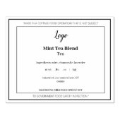 Einfache elegante Hütte Business Gummi Briefmarke Gummistempel (Prägung)