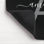 Einfache Elegante Ihren Namen und Mit Monogramm Sc Mousepad (Ecke)