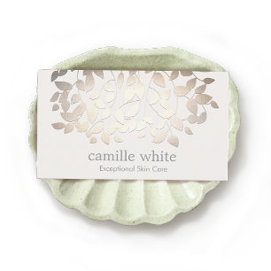 Einfache elegante Imitate der Kosmetologie Gold Bl Visitenkarte