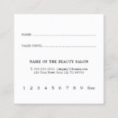 Einfache Elegante Imitate Gold Grau Treue Karte (Rückseite)