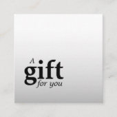 Einfache Elegante Imitate Silberes Schönheitssalon Quadratische Visitenkarte (Vorderseite)