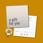 Einfache Elegante Imitate Silberne Schönheitssalon Quadratische Visitenkarte