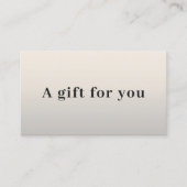 Einfache Elegante Imitate Silberschwarze Schönheit Rabattkarte (Vorderseite)