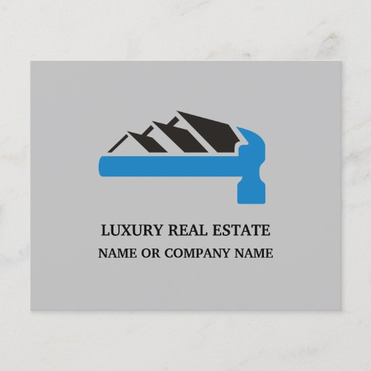 Einfache Elegante Immobilien-Entwicklung für Real Flyer (Vorne)