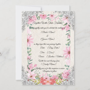 Einfache elegante indische Hochzeitseinladung Tr Einladung