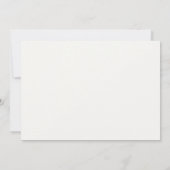 Einfache Elegante Ivory White Neutral Tone Hochzei Save The Date (Rückseite)