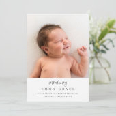 Einfache elegante Kalligrafie - Einführung der Bab Ankündigung (Stehend Vorderseite)