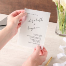 Einfache elegante Kalligrafie-Schrift Hochzeit